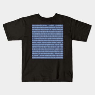 Blue Find the Code Game Kids T-Shirt